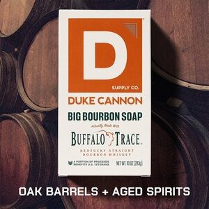 Duke Cannon Big Bourbon Soap - White/Orange Packaging